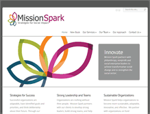 Tablet Screenshot of missionspark.org